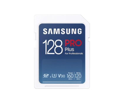 Karta pamięci SAMSUNG PRO Plus Full SD 128GB z Czytnikiem 160MB/s